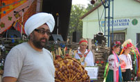 Hardeep on location in Ukraine